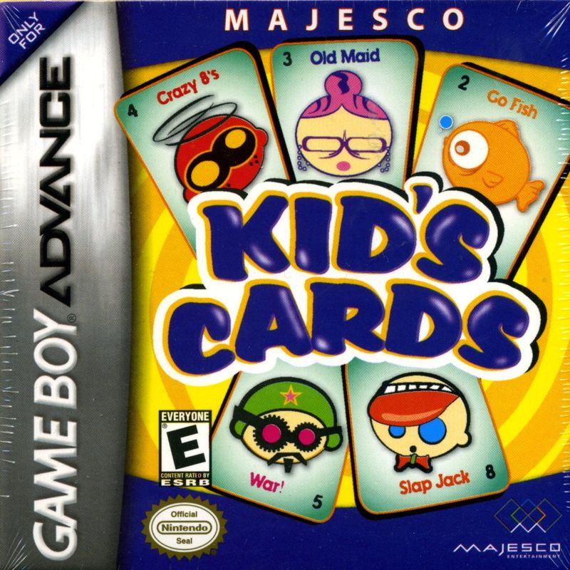 Kid's Cards box art for GameBoy Advance